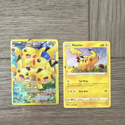 Pokemon TCG 2016 Lot Pikachu EX RC29/RC32 & Pikachu SWSH039 Promo Cards - Image 1