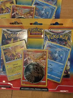 Pokemon TCG Enhanced 2 Pk Blister Legendary Birds Silver Tempest Astral Radiance - Image 1
