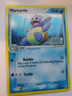 Wartortle Ex Holo Pokemon Card Base Fossil WOTC NM + U - Image 1
