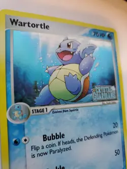 Wartortle Ex Holo Pokemon Card Base Fossil WOTC NM + U - Image 2