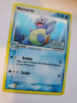 Wartortle Ex Holo Pokemon Card Base Fossil WOTC NM + U - Image 5