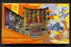 Pokemon Reshiram & Charizard GX Premium Collection Box - Factory Sealed - Image 1