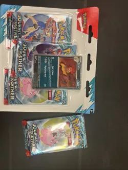 Pokemon TCG 3-Pack Booster Blister - Sv09: Journey Together + 1 Sealed Pack - Image 4
