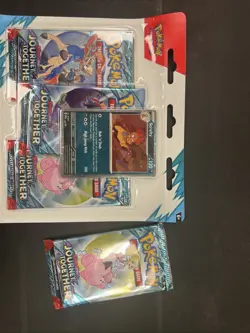 Pokemon TCG 3-Pack Booster Blister - Sv09: Journey Together + 1 Sealed Pack - Image 5