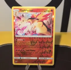 Pokemon Typhlosion Stage 2 Holo Rare Reverse Holo 160 HP SM-Lost Thunder 42/214 - Image 1