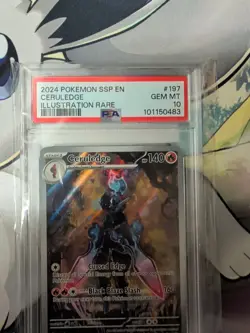 2024 Pokemon Surging Sparks Ceruledge #197/191 PSA 10 GEM MINT - Image 2