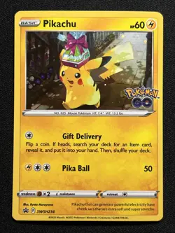 (2x) Pikachu SWSH234 SWSH: Sword & Shield Promo Cards Holo Pokemon Card - Image 2