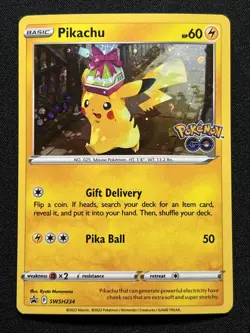 (2x) Pikachu SWSH234 SWSH: Sword & Shield Promo Cards Holo Pokemon Card - Image 4