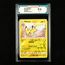 TQG 9.5 MINT+ 2017 Pokemon ENG Pikachu SM-BS 40/147 C - Image 1