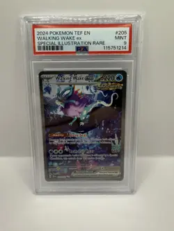 Pokemon Walking Wake ex 205/162 Temporal Forces Special illustration rare PSA 9 - Image 1