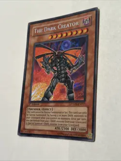 Yu-Gi-Oh! PTDN-EN017 The Dark Creator Secret Rare 1st Edition NM/M - Image 3