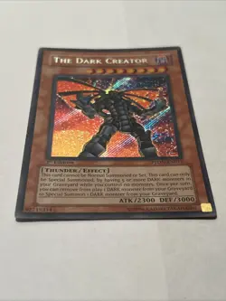 Yu-Gi-Oh! PTDN-EN017 The Dark Creator Secret Rare 1st Edition NM/M - Image 4