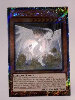Dragon Spirit of White 1st Edition Platinum Secret RA04-EN265 Yu-Gi-Oh! - Image 1