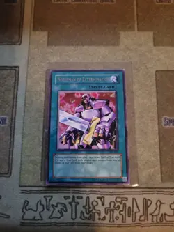 YUGIOH TCG NOBLEMAN OF EXTERMINATION PSV-035 RARE UNLIMITED EDITION LP 1996 - Image 1