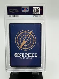 OP05 100 One Piece CCG TCG Enel Awakening of The New Era Alt Art 2023 PSA 10 - Image 3