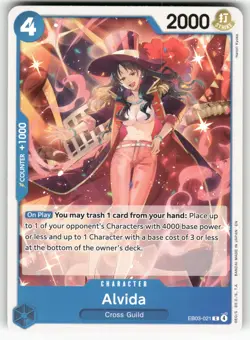 Alvida EB03-021 Normal Extra Booster: One Piece Heroines Edition NM - Image 1