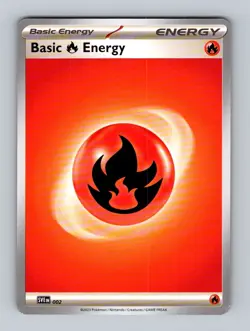 Lot of 7 Fire Energy (002) Scarlet & Violet Base Set (SV01) Pokemon TCG - Image 1