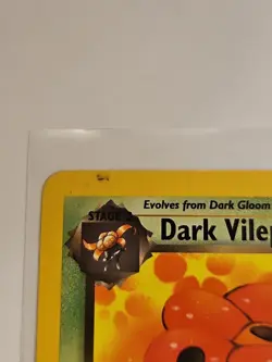 1st Ed Dark Vileplume Non-Holo WOTC Pokemon Card 30/82 Rocket Set - Image 5
