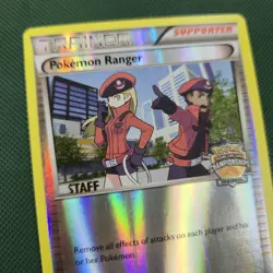 STAFF STAMPED Pokemon Ranger 104/114 Regional Promo Reverse Prize Nintendo Card - Image 3