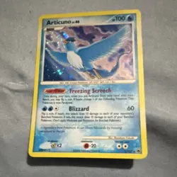 Pokemon Articuno Majestic Dawn 1/100 Holo Rare 100 HP Freezing Screech Card - Image 1