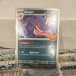 Pokemon Gengar Cosmos Holo 057/091 Trick or Trade 2024 130 HP Stage 2 TCG Card - Image 1