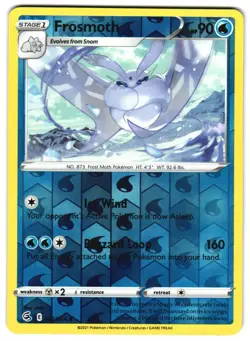 Frosmoth 085/264 Reverse Holo SWSH08: Fusion Strike Pokemon TCG - Image 1