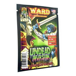 Ward Trading Card Game TCG Booster Pack Undead Invasion 1st Edition Generation 2 - Image 1