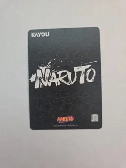 Sasuke Uchiha NARUTO NRSA01-SP-002L5 Naruto Kayou Card - ENGLISH - NM+ - Image 2