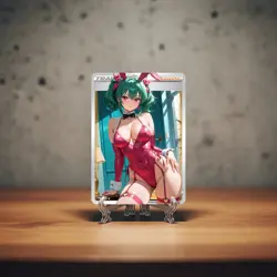 Sexy Waifu | Beautiful Waifu Card - Goddess Custom Full Art - Fan Card | Trainer - Image 1