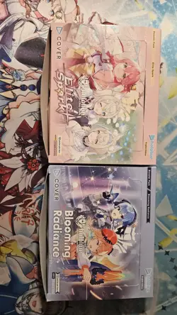 Hololive Card Game Blooming Radiance And Elite Spark Boxes Opened Box/packs Read - Image 1