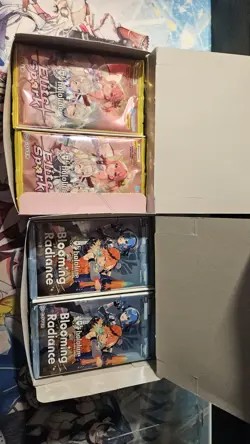 Hololive Card Game Blooming Radiance And Elite Spark Boxes Opened Box/packs Read - Image 2