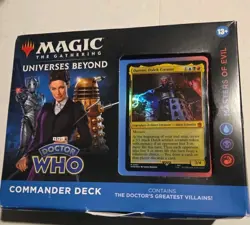 MTG: Universes Beyond Doctor Who Masters Of Evil Commander Deck - Image 1