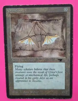 Magic the Gathering MTG Antiquities ORNITHOPTER HP C 1994 Vintage Nice! - Image 1