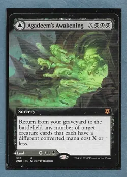 112 Agadeems Awakening Extended Art (ZNR) #336 Near Mint (NM) Never Played MTG - Image 1