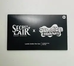 MTG Secret Lair x SpongeBob Squarepants: Lands Under The Sea (Foil) (Sealed) - Image 1