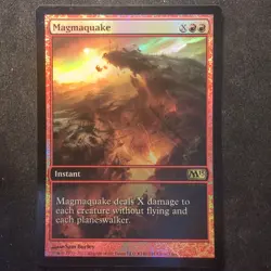 Magmaquake - Foil Game Day Promo - Magic 2013 (MTG) - Image 1