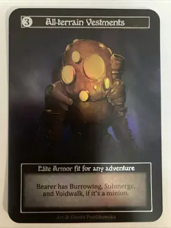All-terrain Vestments FOIL Elite Sorcery Contested Realm BETA - Image 1