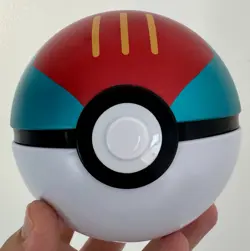POKEMON TCG Empty Poke Ball Tin Very Good Condition Lure Ball - Image 1