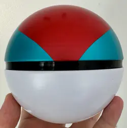 POKEMON TCG Empty Poke Ball Tin Very Good Condition Lure Ball - Image 4