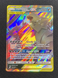 Mega Sableye & Tyranitar GX 126/236 Unified Minds Full Art Holo Tag Team NM - Image 3