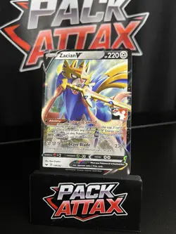 Pokemon TCG Prize Pack Series 1 Zacian V 138/202 Stamped - Image 1