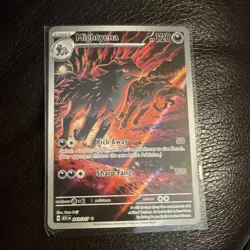 Pokemon Mightyena Stage 1 Rare Full Art Holo 120HP 243/217 ASC English - Image 1