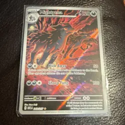 Pokemon Mightyena Stage 1 Rare Full Art Holo 120HP 243/217 ASC English - Image 3