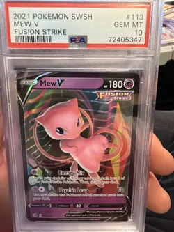 Mew V PSA 10 + Radiant Charizard CGC 10 Pokemon Slab Lot GEM MINT - Image 2