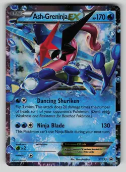 Ash-Greninja EX - XY133 Holo Promo XY Promo Pokemon MP - Image 1