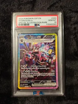 Pokemon 2024 Hydreigon ex 240/191 SIR Surging Sparks GEM MINT PSA 10 - Image 1