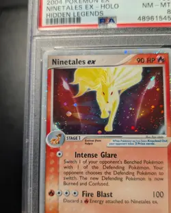 2004 Pokemon Ninetales Ex Holo 96/101 Hidden Legends PSA 8 - Image 3
