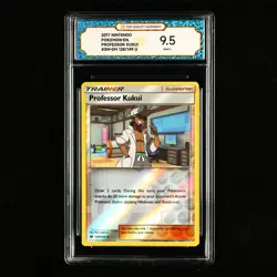 TQG 9.5 MINT+ 2017 Pokemon ENG Professor Kukui 128/149 U - Image 2
