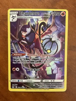 Pokemon Chandelure Lost Origin Trainer Gallery Ultra Rare Holo TG04/TG30 - Image 1