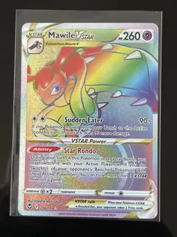 Pokemon Mawile VSTAR Silver Tempest Secret Rare Holo 200/195 English - Image 1